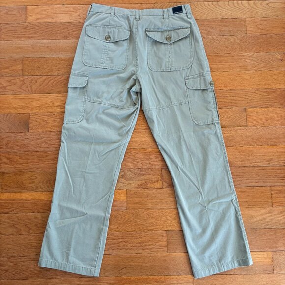 VTG 90s Y2K Quiksilver Baggy Cargo Pants Carpenter Grunge Skate Mens 36 x 32 - Picture 2 of 6
